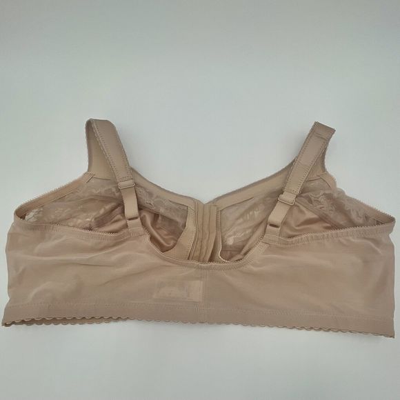 Glamorise 48DD Women's Full Figure Magic Lift Front Close Support Bra CH400 - Picture 4 of 16